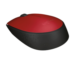 Mouse inalámbrico Logitech Wir - M170 Rojo - comprar online