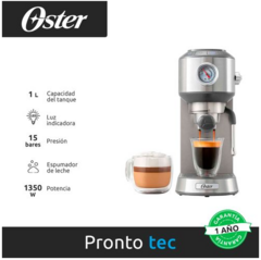 Cafetera expreso Oster compacta - tienda online