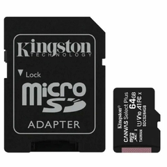 Tarjeta de memoria + adaptador Kingston - 64Gb