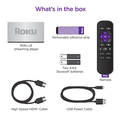 Convertidor Smart Tv - Roku LE - Full HD en internet