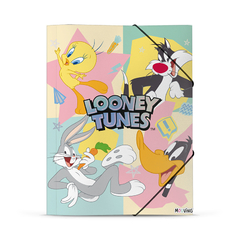 CARPETA OFICIO CON ELASTICO LOONEY TUNES