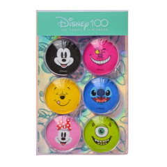 GLASS MAGNETS x 6U. DISNEY 100 AÑOS - AT WORK