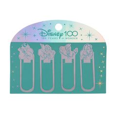 METALLIC BOOKMARKS x 4U. DISNEY 100 AÑOS