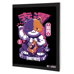 CUADERNO (16X21CM) FORTNITE T/FLEXIBLE 48H. RAYADO - Vip Paper