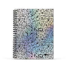 CUADERNO A4 TAPA DURA RAYADO 47 STREET