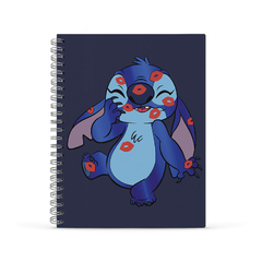 CUADERNO A4 TAPA DURA RAYADO STITCH