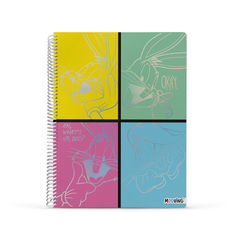 CUADERNO UNIVERSITARIO A4 RAYADO LOONEY TUNES