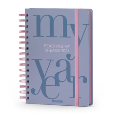 AGENDA 2024 MOOVING 2 DIAS X PAGINA 10x15 MODERN SOFT - MY YEAR