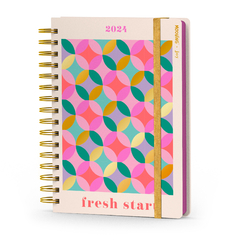 AGENDA 2024 MOOVING 2 DIAS X PAGINA 10x15 JOY - FRESH START