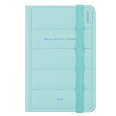 AGENDA 2025 MOOVING MATELASSE 10x15 DIARIA - AQUA