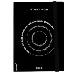 AGENDA 2025 MOOVING BLACK 15x21 DIARIA