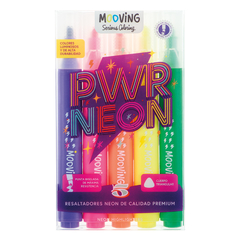 Resaltadores Coloring Neón x 5 by Mooving - buy online