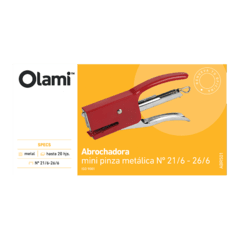 ABROCHADORA OLAMI 21-26/6 MINI PINZA - comprar online