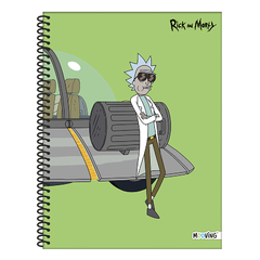 CUADERNO A4 RICK AND MORTY T/SEMIRIGIDA 80H RAYADO