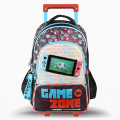 BACKPACK FOOTY'24 GAME ZONE 18 PULGADAS CARRO ✦