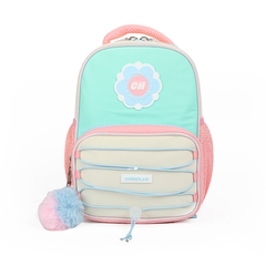 MOCHILA CHIMOLA 24 COLORBLOCK 12 PULGADAS ESPALDA - AQUA PINK