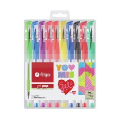 BOLIGRAFO FILGO POP GEL X 10U