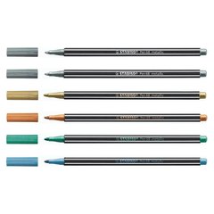 MARCADORES STABILO PEN 68 x 6 METALLIC LATA - comprar online