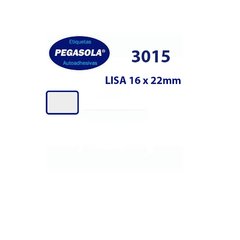 ETIQUETA PEGASOLA 3015 LISA 16 x 22MM