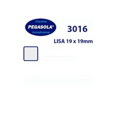 ETIQUETA PEGASOLA 3016 LISA 19 x 19MM