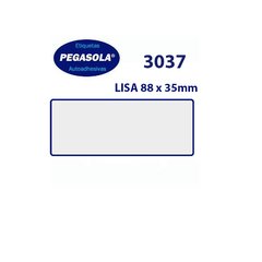 ETIQUETA PEGASOLA 3037 LISA 88 x 35MM