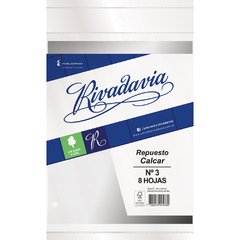 REPUESTO RIVADAVIA CALCAR No3 8H.