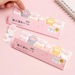 STICKY NOTES CUTE CAT PAWS ♡♥ - Vip Paper