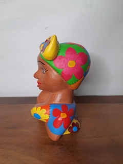 Boneca Namoradeira Turbante Colorido 20 cm Pele Pintada n° 2 - comprar online