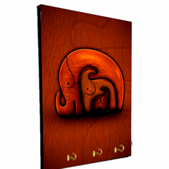 Portallaves de pared Elefantes 5