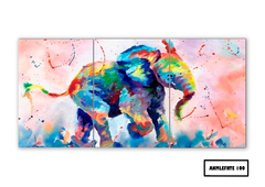 Tríptico simple Elefantes 100 - comprar online