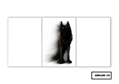 Tríptico simple Lobos 105 - comprar online