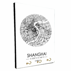 Portallaves de pared Shanghái 1