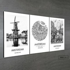 Tríptico simple Mapas y Ciudades Nórdicos Modelo 1 - comprar online