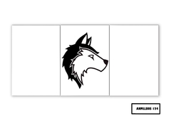Tríptico simple Lobos 124 - comprar online