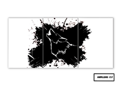 Tríptico simple Lobos 127 - comprar online