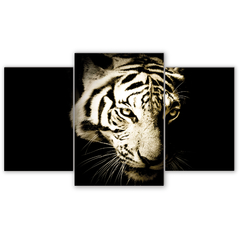 Tríptico escalonado Tigres 150