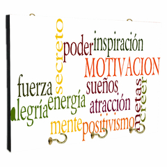 Portallaves de pared Frases y palabras Español 158