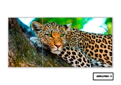Tríptico simple Leopardos 17 - comprar online