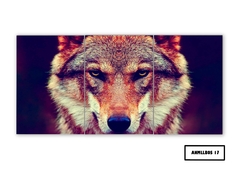 Tríptico simple Lobos 17 - comprar online