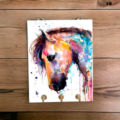 Portallaves de pared Caballos 18 - comprar online