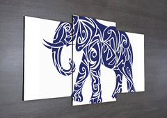 Tríptico escalonado Elefantes 19 - comprar online