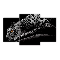 Tríptico escalonado Leopardos 3