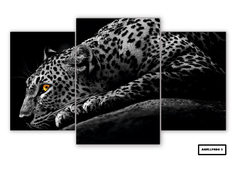 Tríptico escalonado Leopardos 3 - comprar online