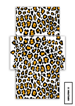 Tríptico escalonado Leopardos 35 - comprar online