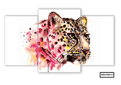 Tríptico escalonado Leopardos 37 - comprar online