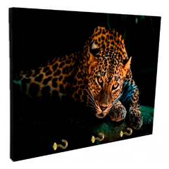 Portallaves de pared Leopardos 4
