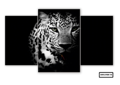 Tríptico escalonado Leopardos 40 - comprar online
