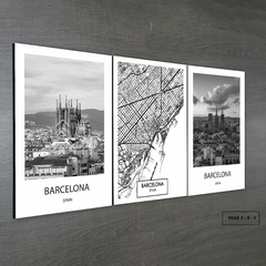 Tríptico simple Mapas y Ciudades Nórdicos Modelo 4 - comprar online