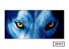 Tríptico simple Lobos 46 - comprar online