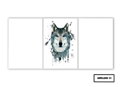 Tríptico simple Lobos 53 - comprar online